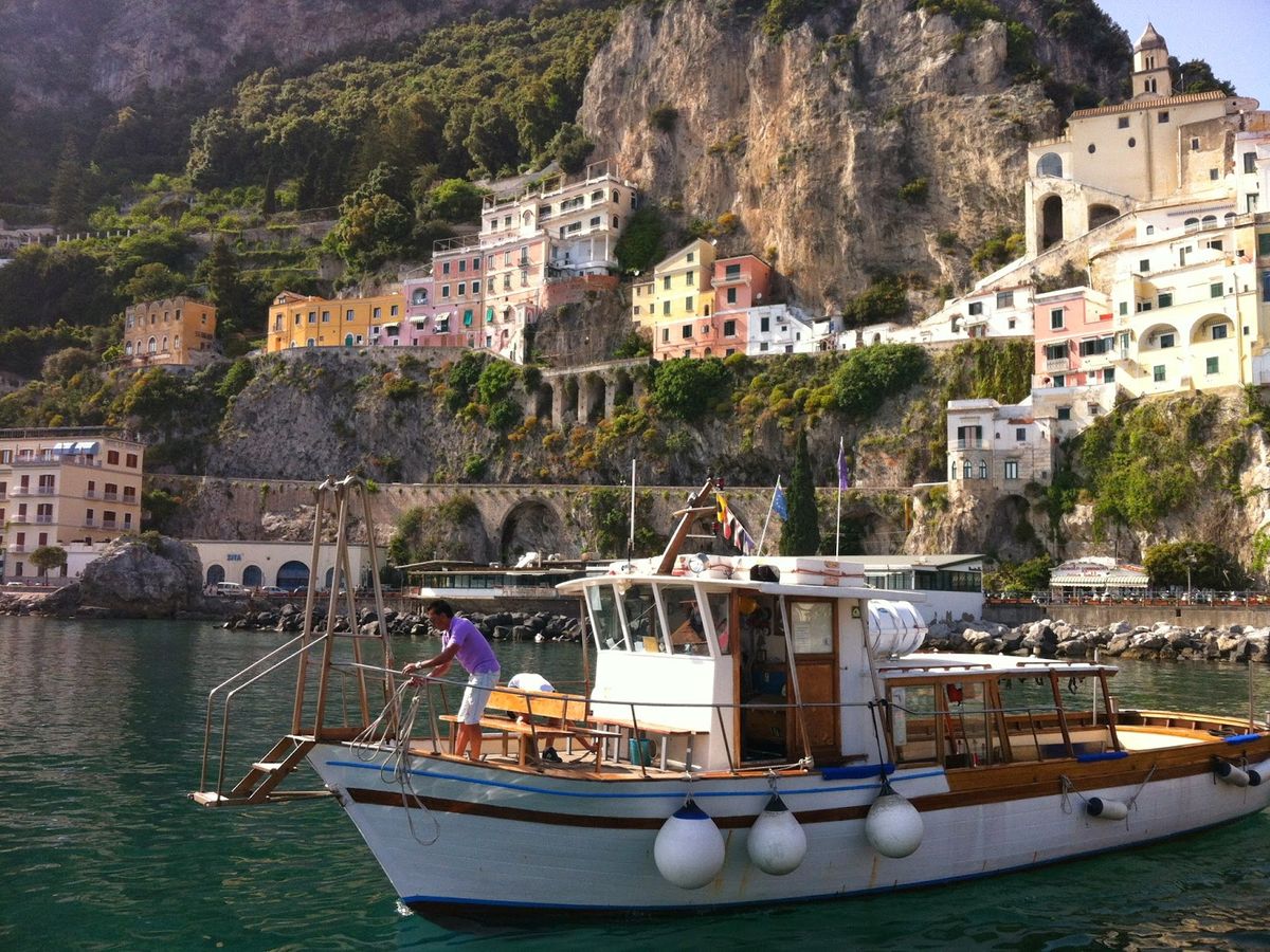 Sorrento Amalfi Positano scenic coastal view