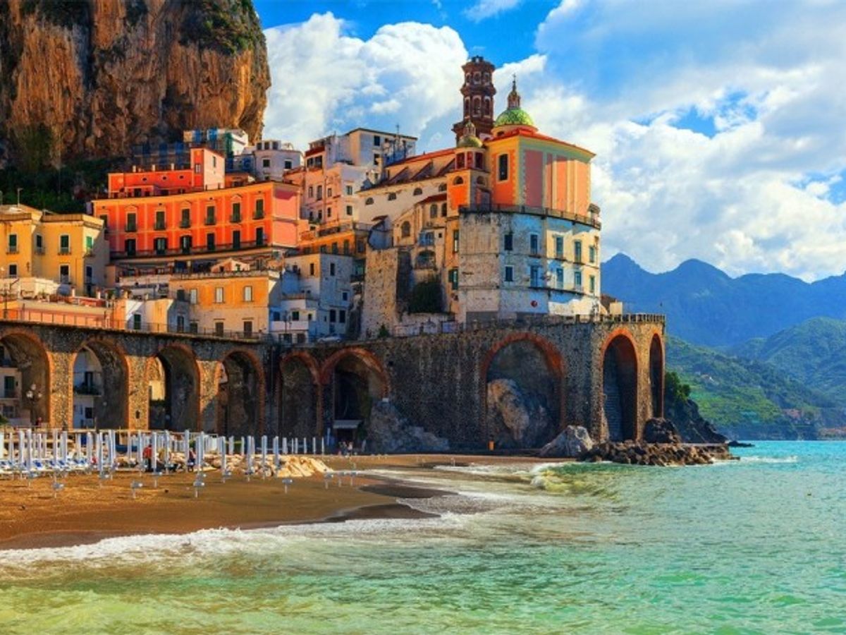 coastal beauty Positano Sorrento scenic view